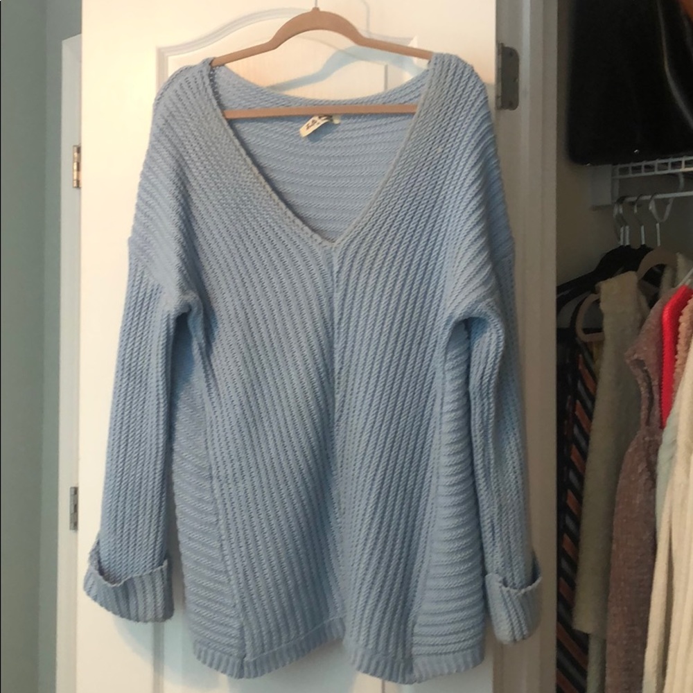 Light blue Knit Sweater